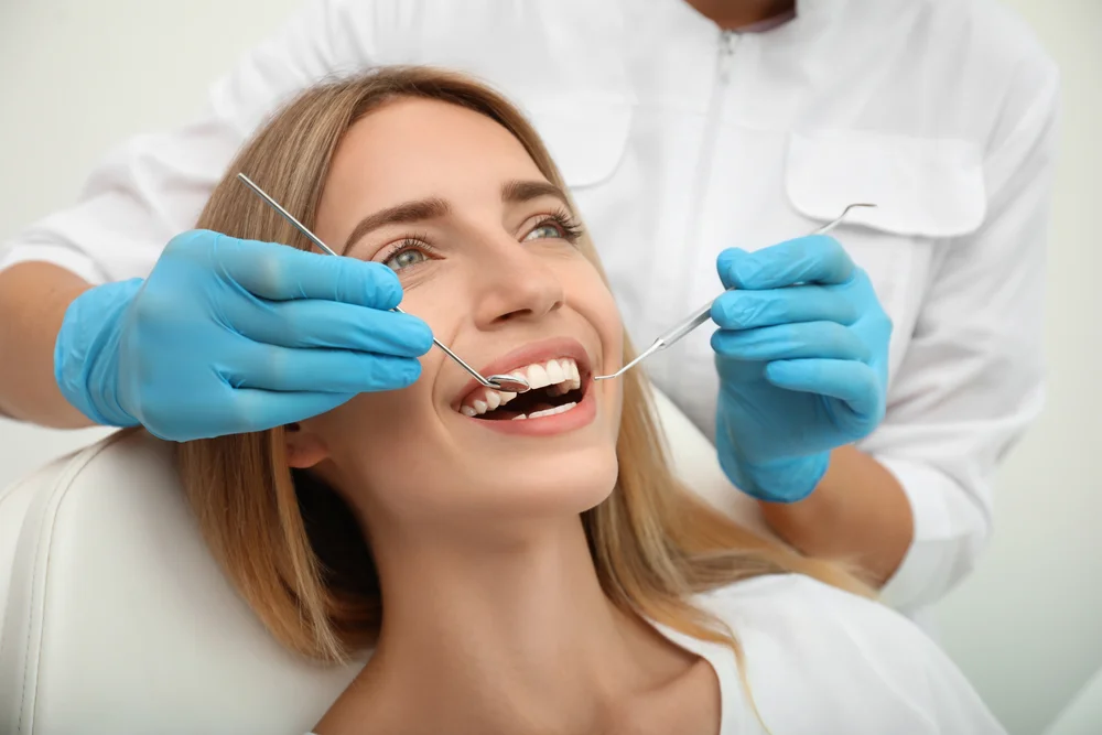 hygienist for a cleaning